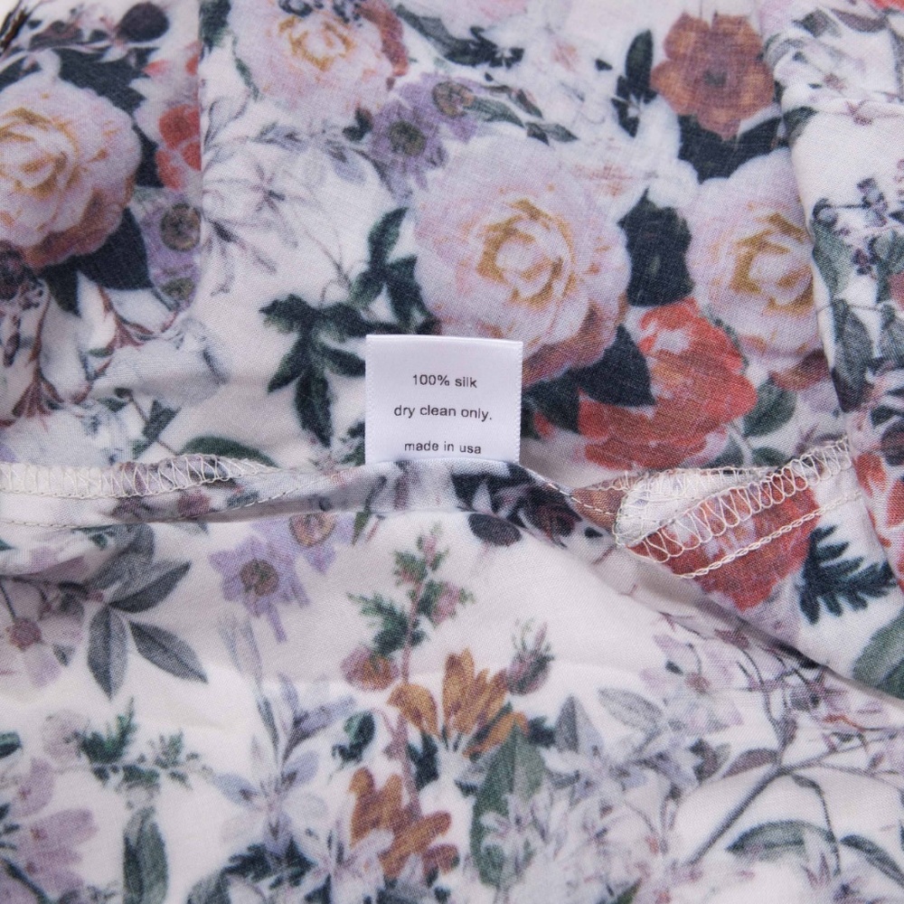 Elkin Callie Silk Floral Dress w/ Hip Pockets - Picture 8 of 8